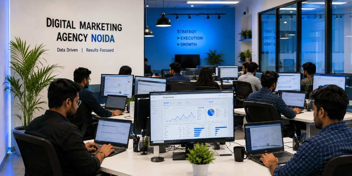 Best digital marketing agency in Noida - DigiVyn team working on SEO and Google Ads campaigns