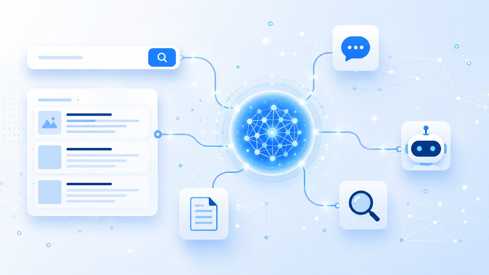 Generative Engine Optimization and AI search visibility illustration